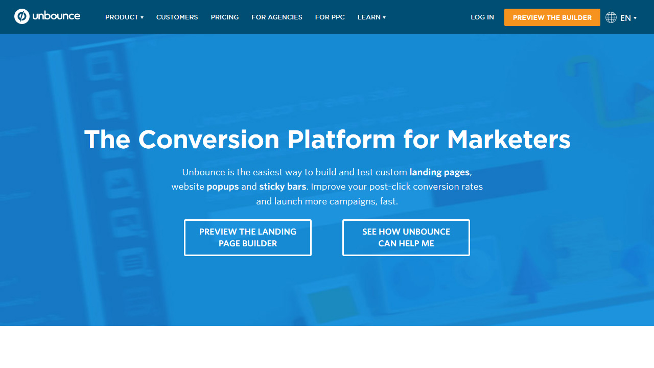 Landing Page Builder Conversion Platform for Marketers Landing Page Software