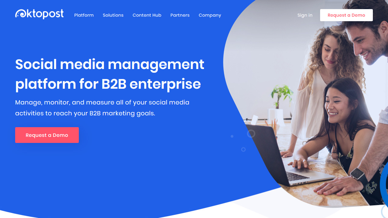 Oktopost The Social Media Management Platform for B2B Enterprises