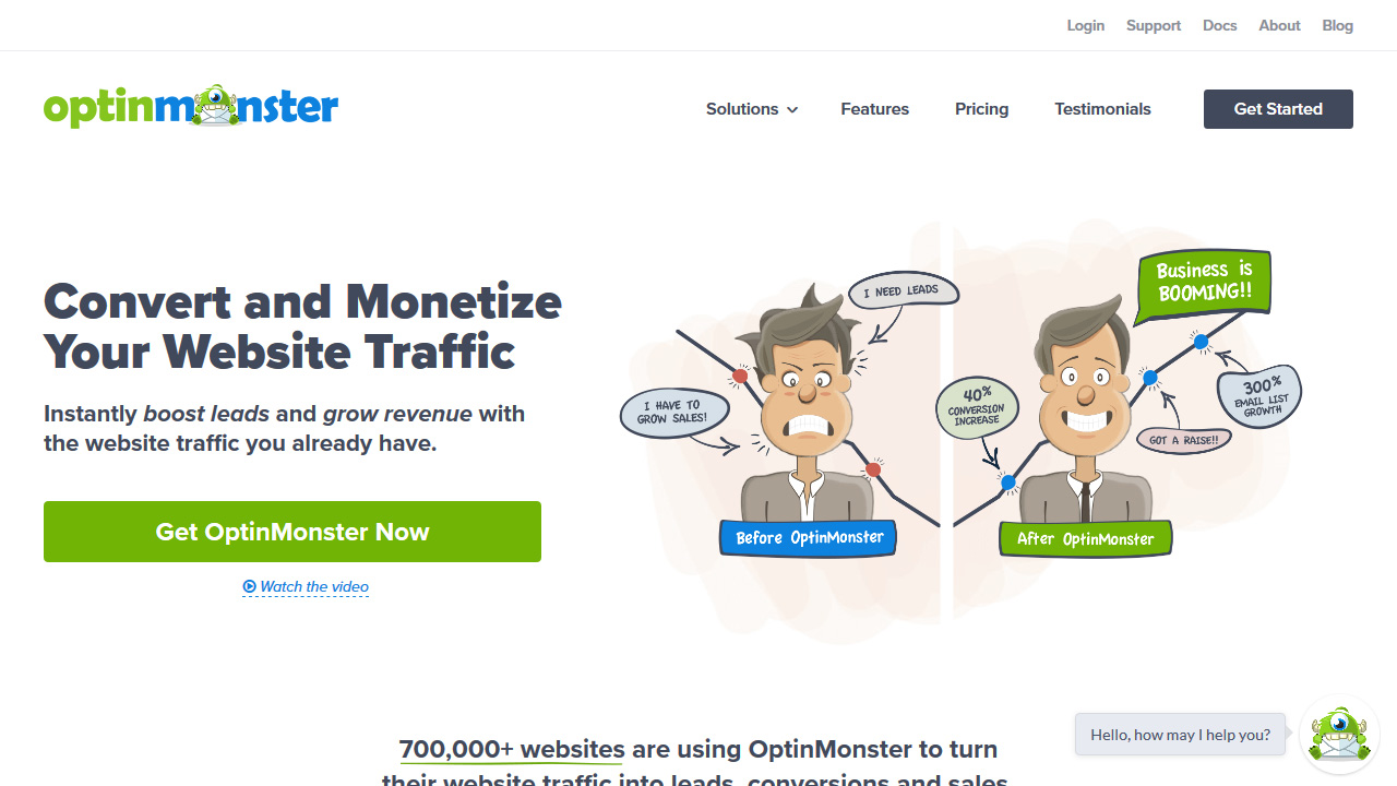OptinMonster Best Lead Generation Software for Marketers