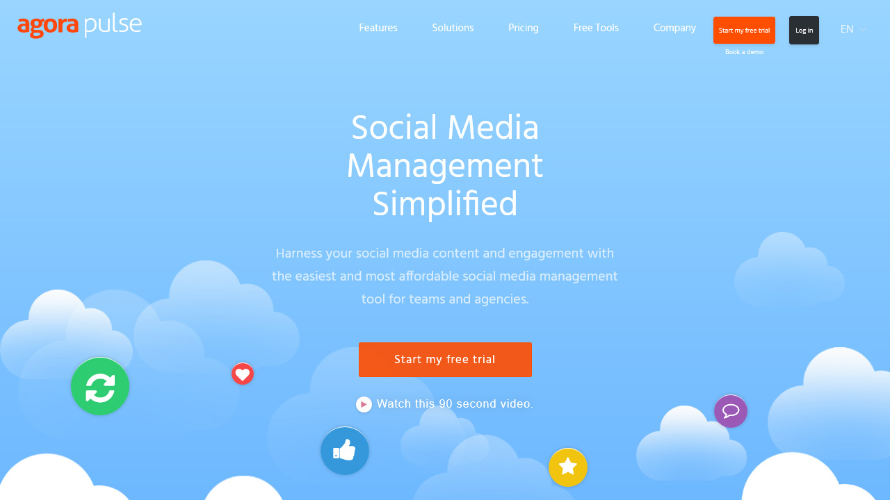 Simple Affordable Social Media Management Agorapulse