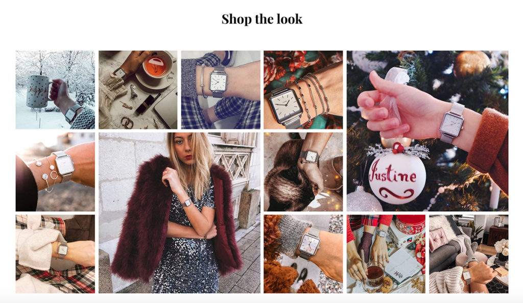 Landing page tips User-Generated Content instagram