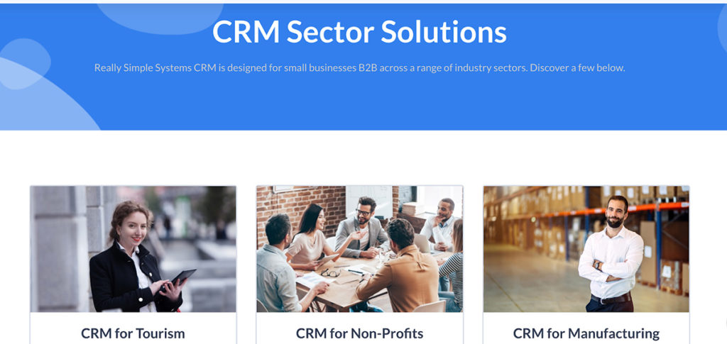 crm sector solutions criteria for segmentation