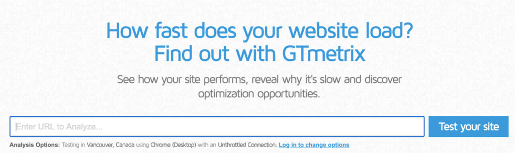 optimize website speed gtmetrix