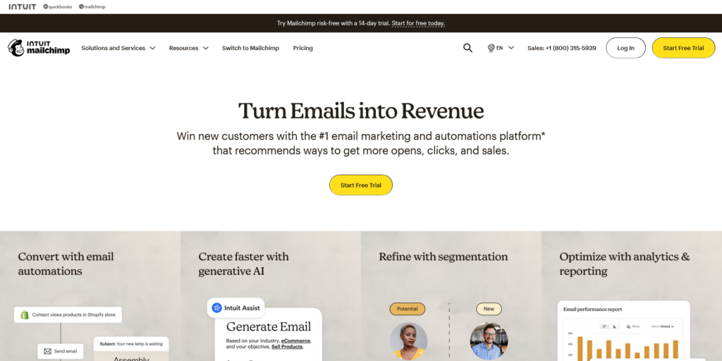 Marketing Automation Email Platform Mailchimp