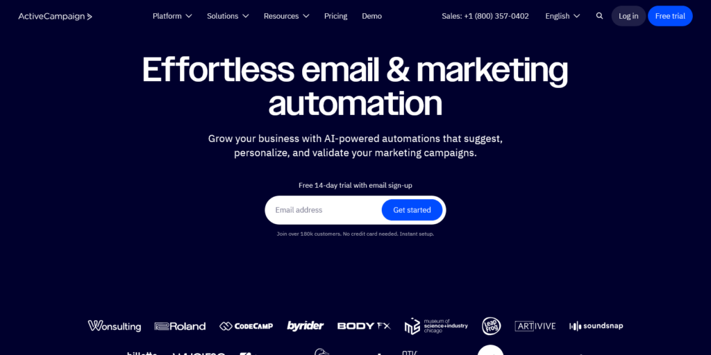 Marketing automation for any business ActiveCampaign
