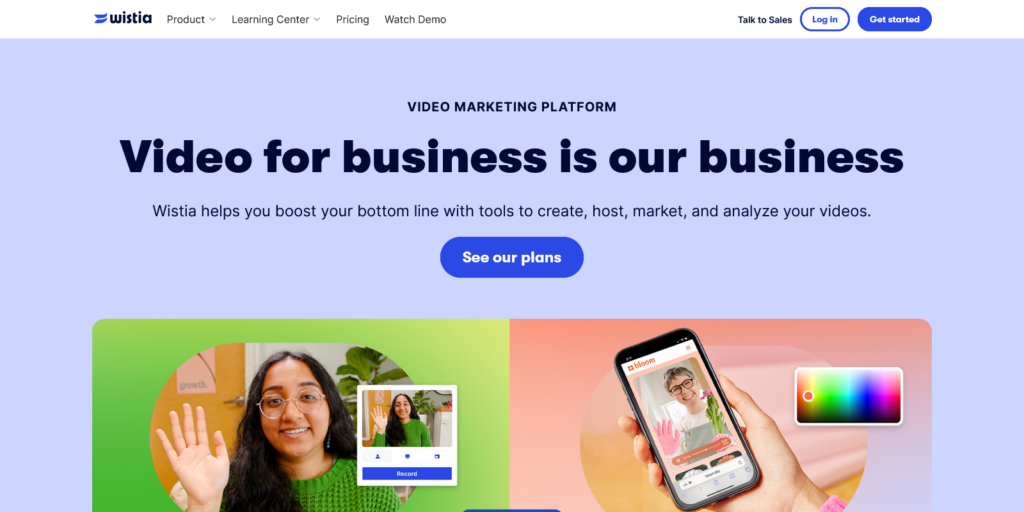 The Video Marketing Platform for Businesses Wistia