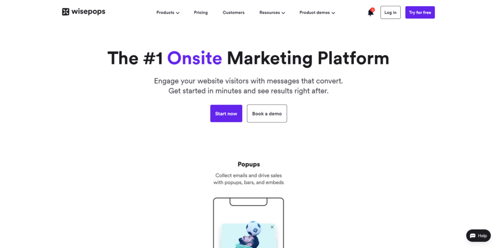 Wisepops Onsite Marketing Platform