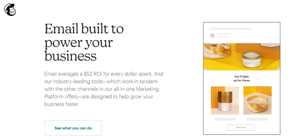 Craft Compelling Copy mailchimp landing page example
