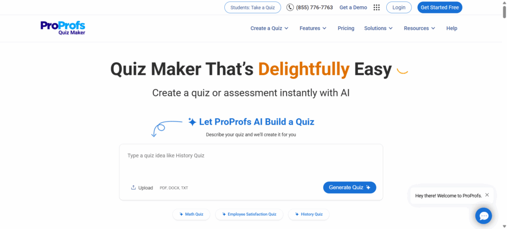 ProProfs Quiz Maker