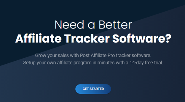 affiliate tracker software cta example