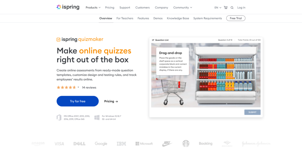 iSpring Quiz Maker Create Quizzes To Assess Learners' Knowledge