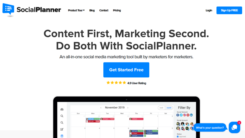 socialplanner - Social media management tool