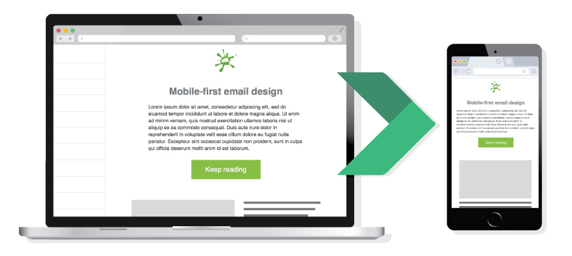 mobile responsive email newsletter example