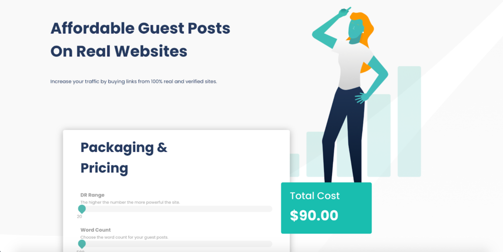 example of a well designed social media landing page
