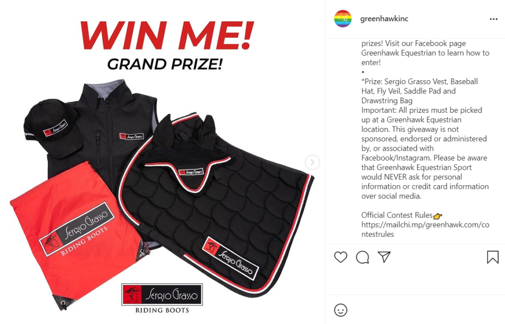 instagram contest example