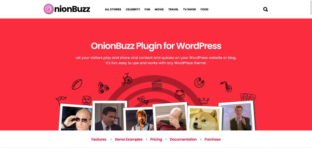 OnionBuzz Plugin for WordPress – Create Your Viral Quizzes and Stories