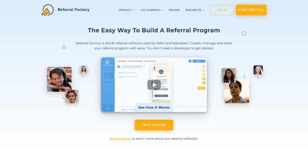 Build Your Own Referral Program with Referral Factory Referral Marketing Software
