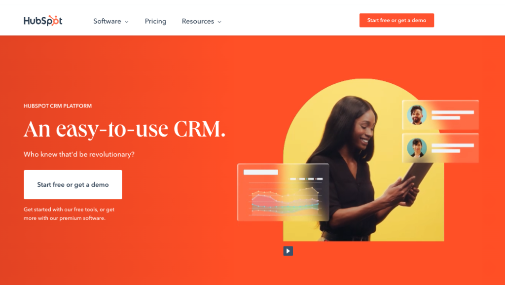 hubspot Capture Leads and CRM Contacts