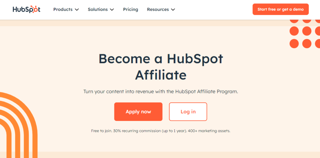 HubSpot affiliate marketing