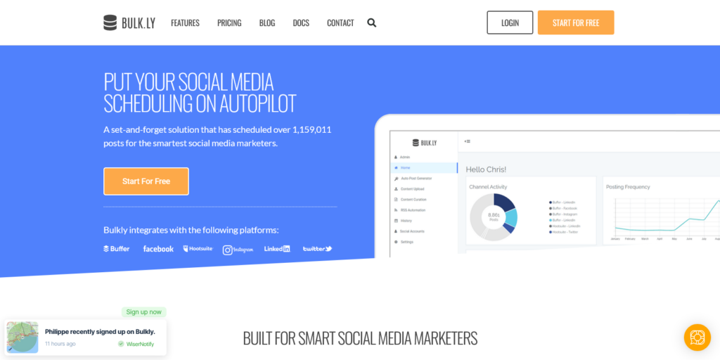 Bulkly Bulk Social Media Automation for Your Social Accounts