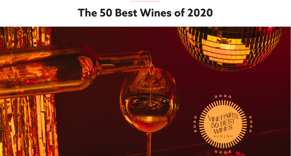 example of a piece of middle of the funnel content the 50 best wines of 2022