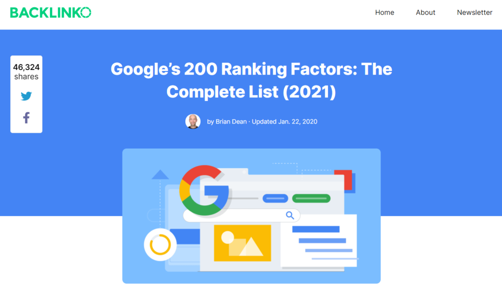 googles 200 ranking factors the complete list