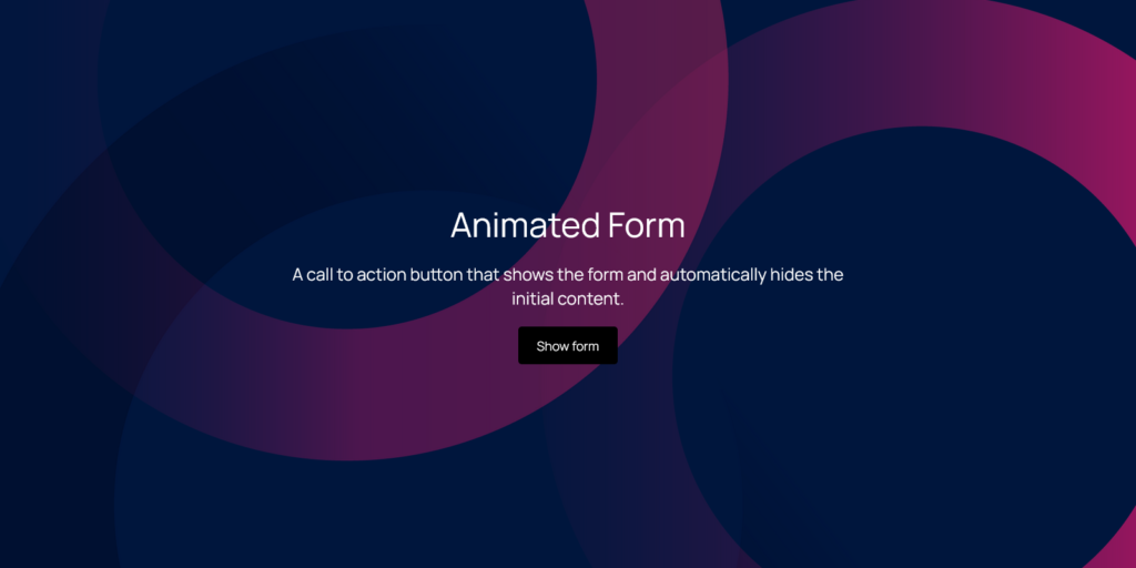 Animated Form