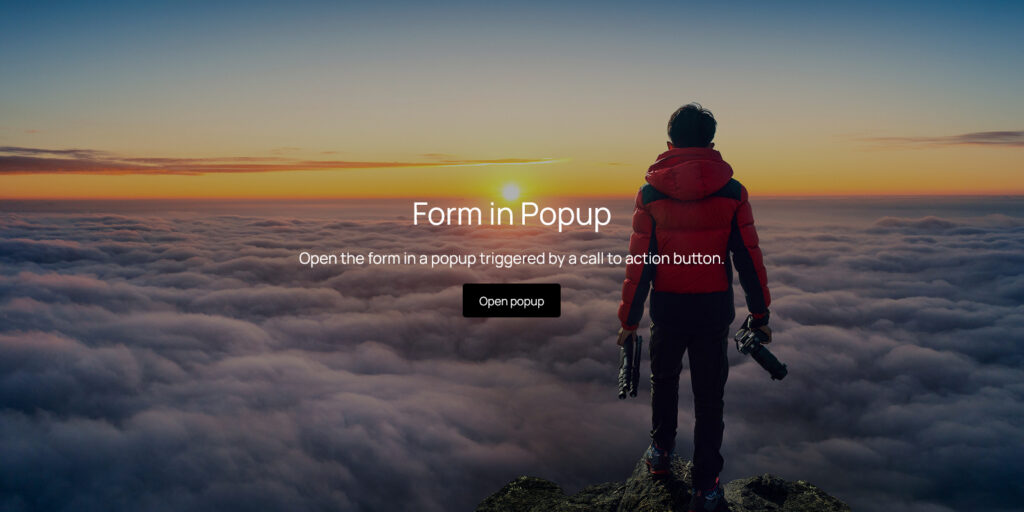 Form in Popup
