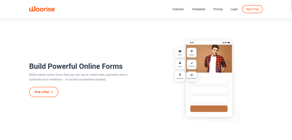 Woorise Online Form Builder and Form Creator