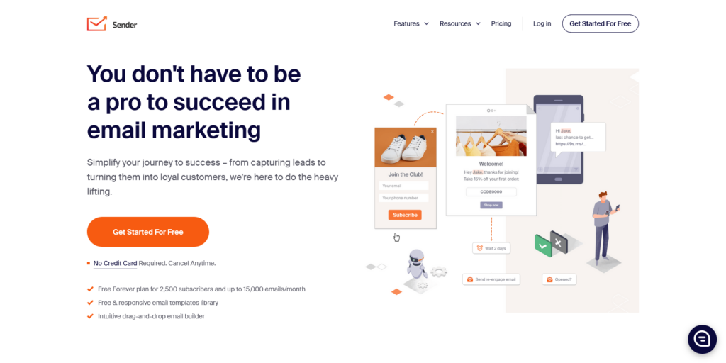 Sender Email Marketing Software Join Our Service For Free
