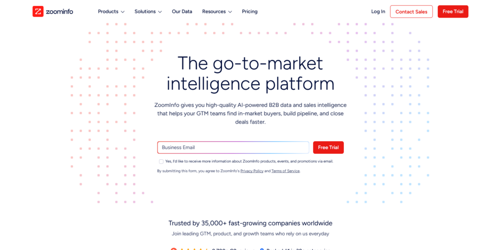 ZoomInfo The 1 GTM Platform Sales AI for Lead Generation