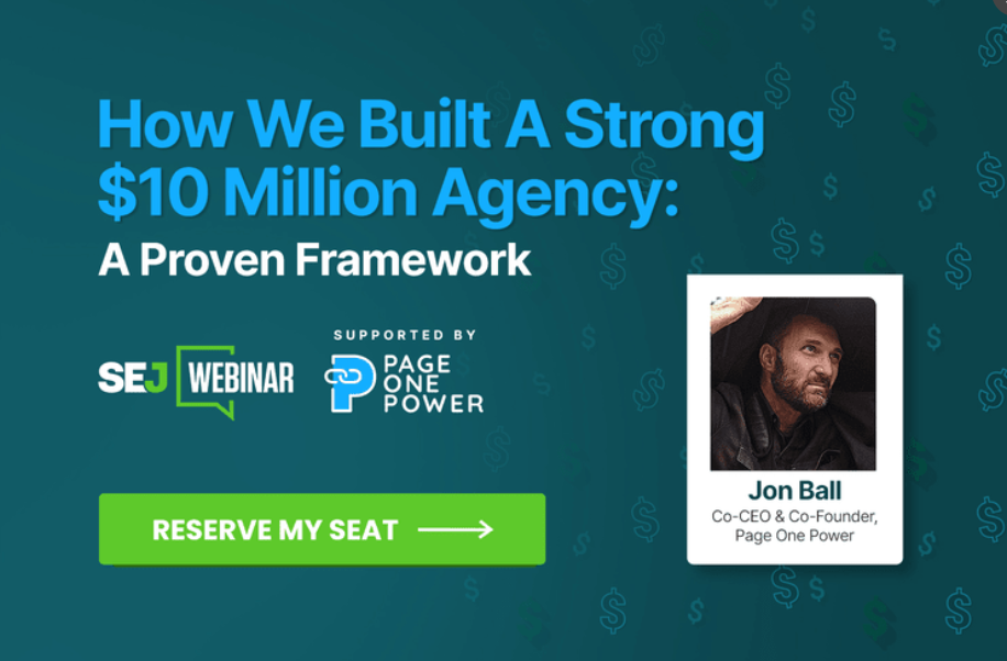 Webinar lead magnet example