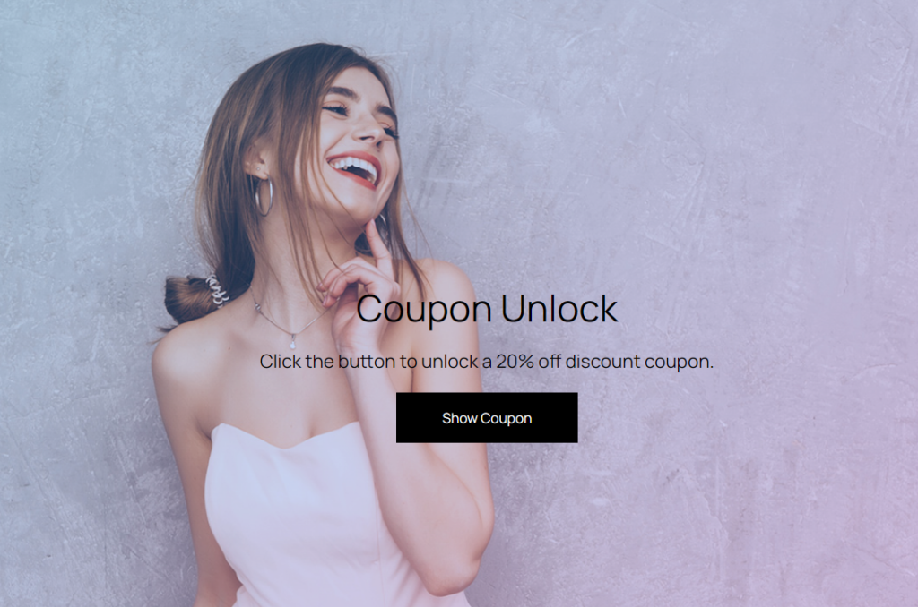 promo code lead magnet example