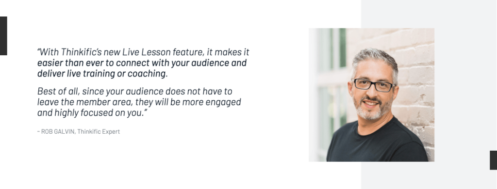 customer testimonial with headshot example