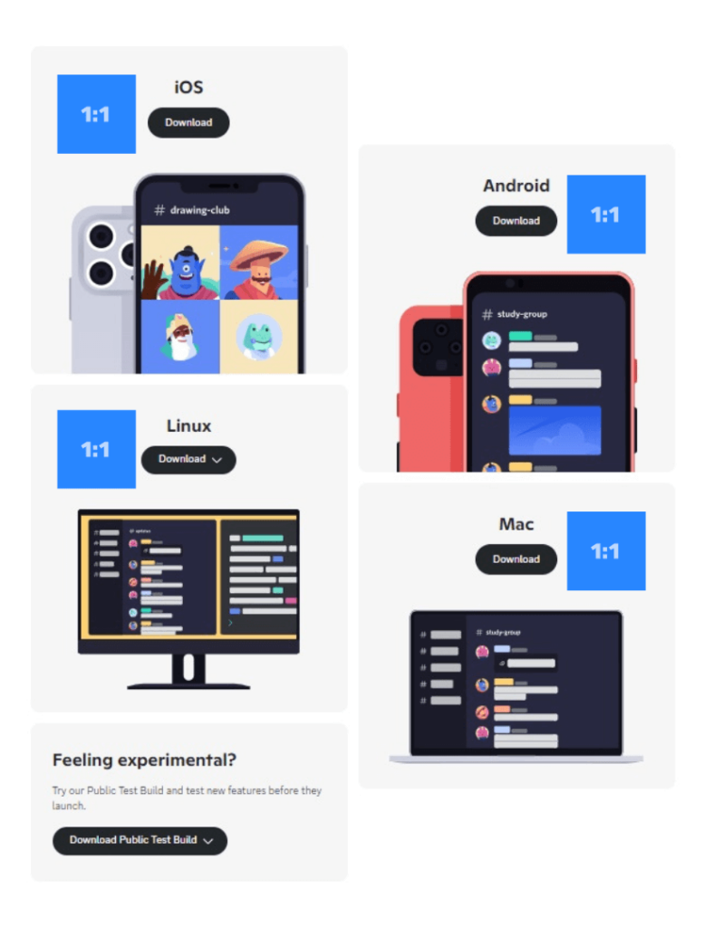 Discord 1:1 user attention ratio example