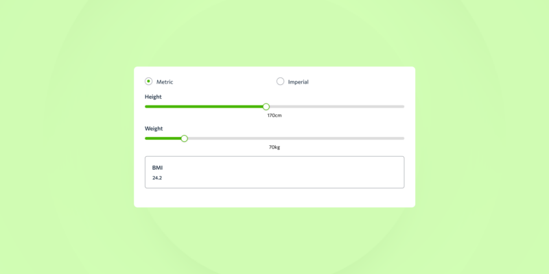 BMI Calculator Template