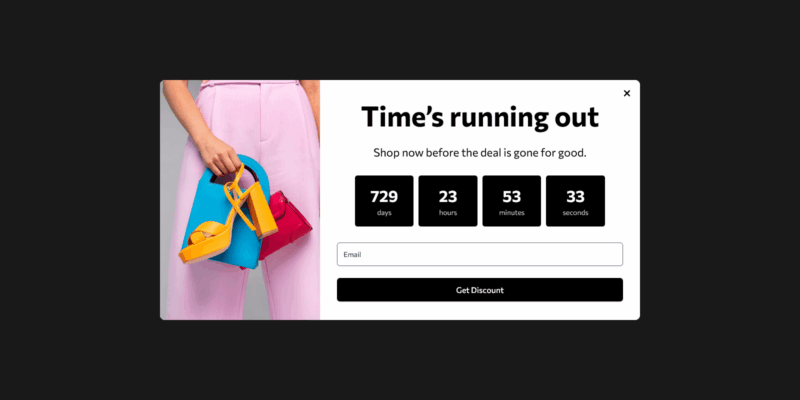 Sale Countdown Popup