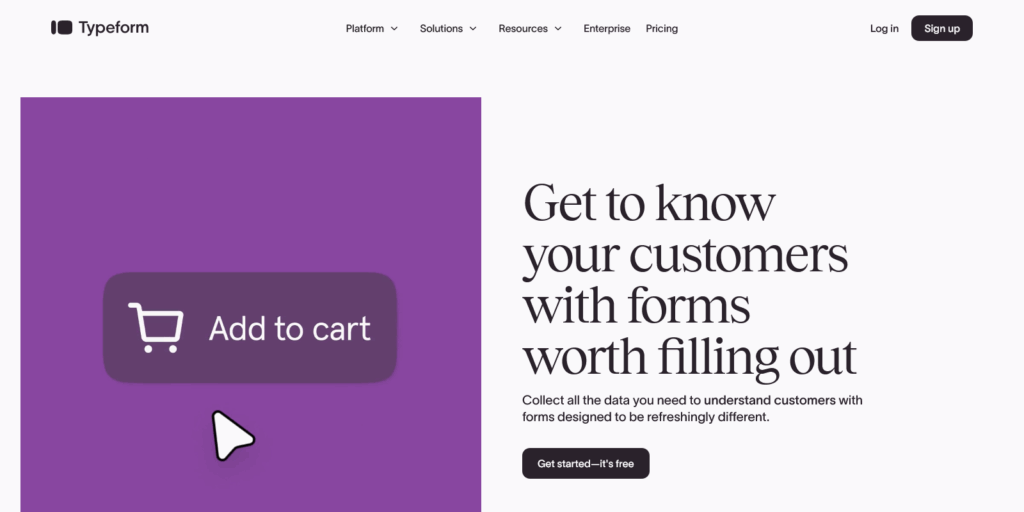 Typeform conversational forms