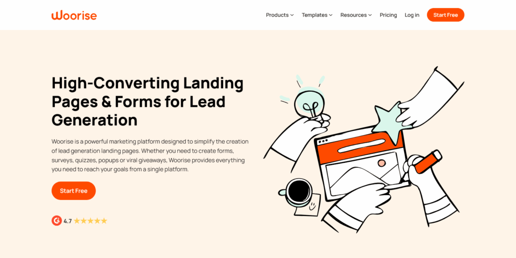 Woorise conversational forms