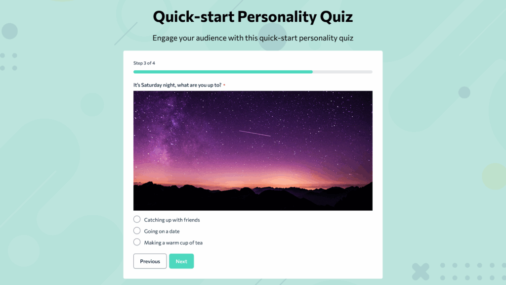 image after the field label-question