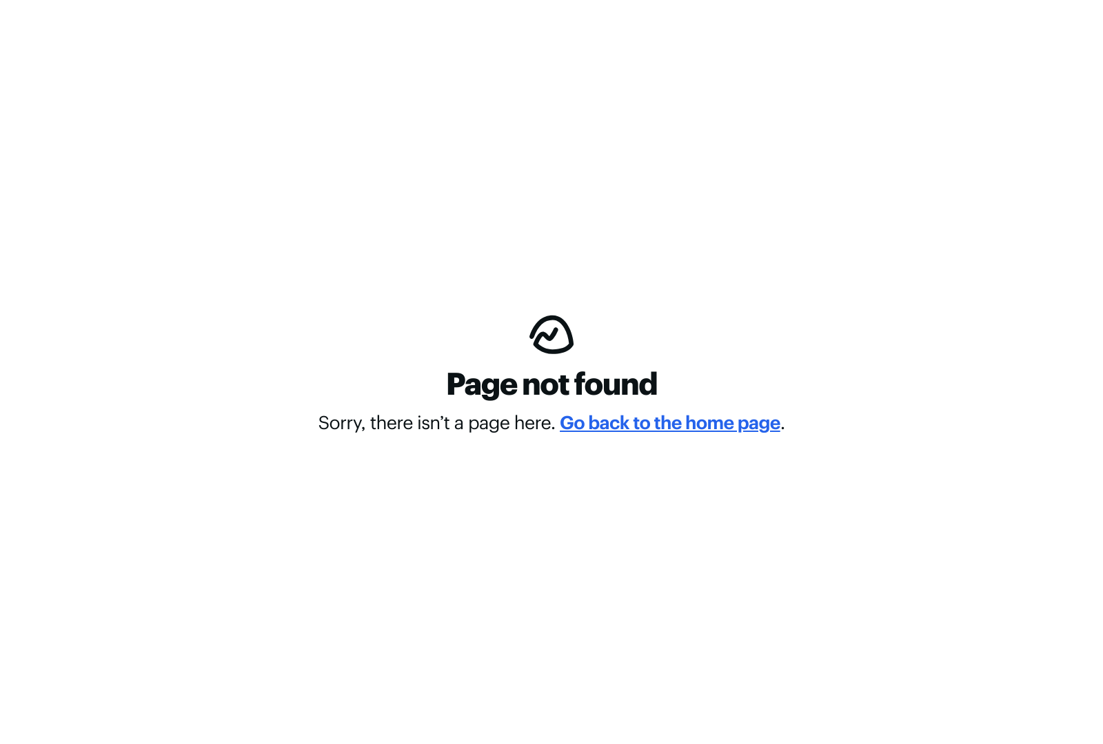 Basecamp 404 Not Found Landing Page Example