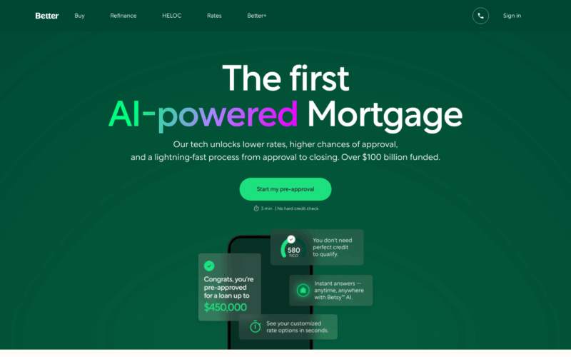 Better Landing Page Example