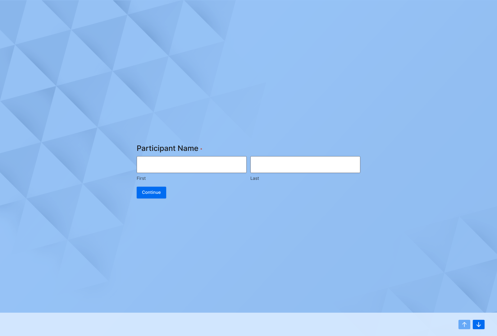 Bridesmaid Dress Recommendation Quiz Template with interactive fields and submit button.