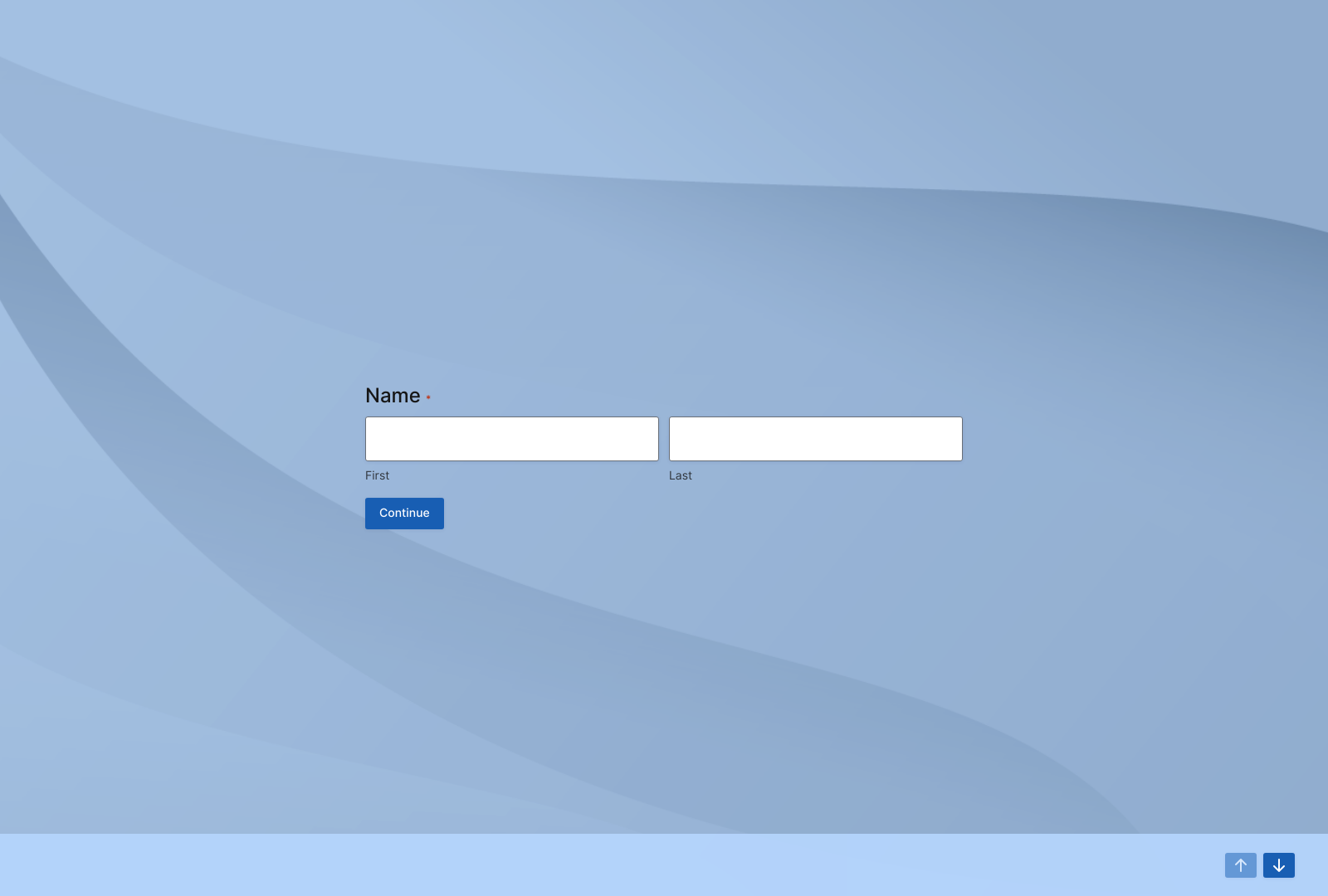 Customer Effort Score Survey Template with fields for rating ease of interaction, submit button, and customizable layout.