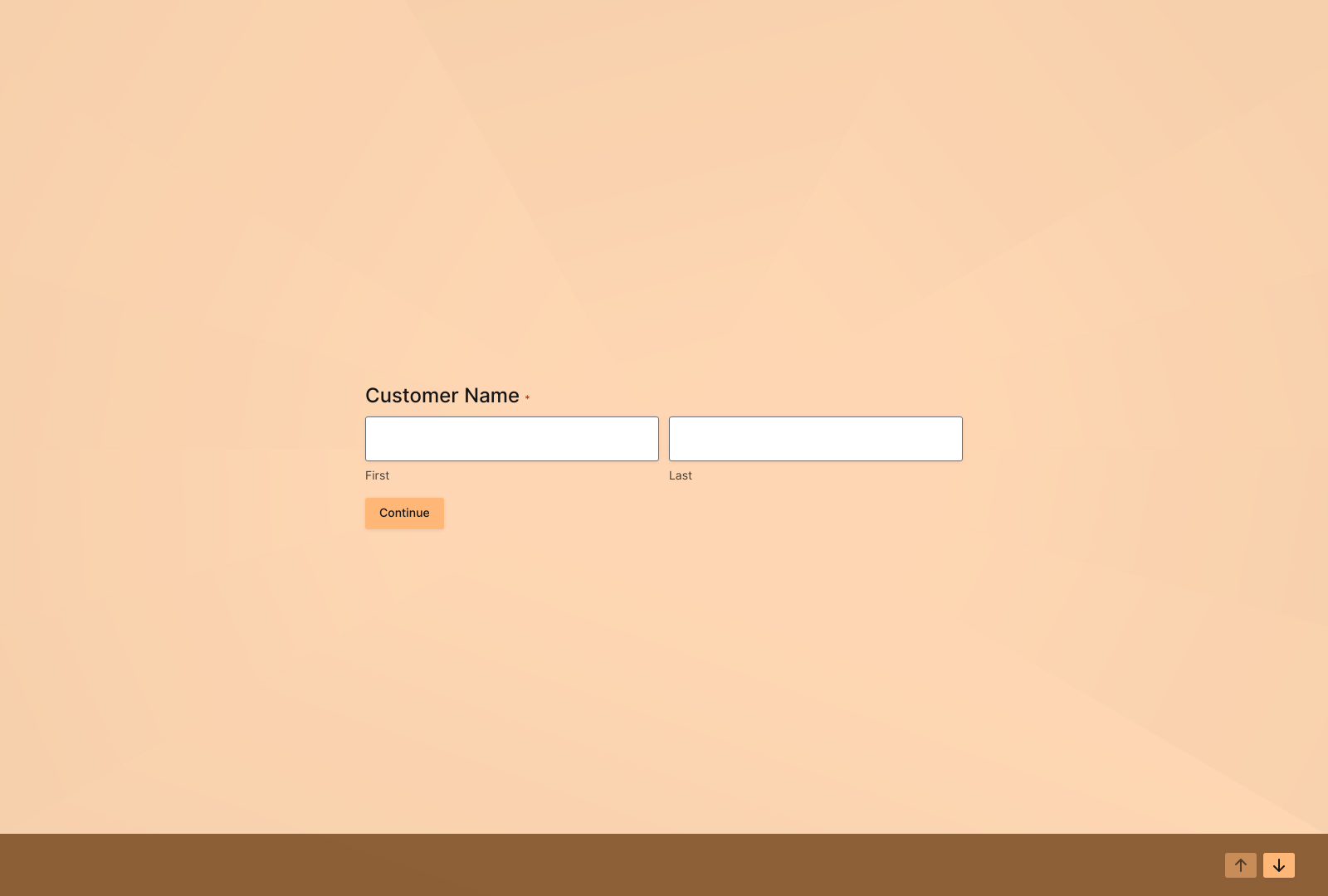 Customer Onboarding Feedback Survey Template with fields for rating, comments, and submit button.