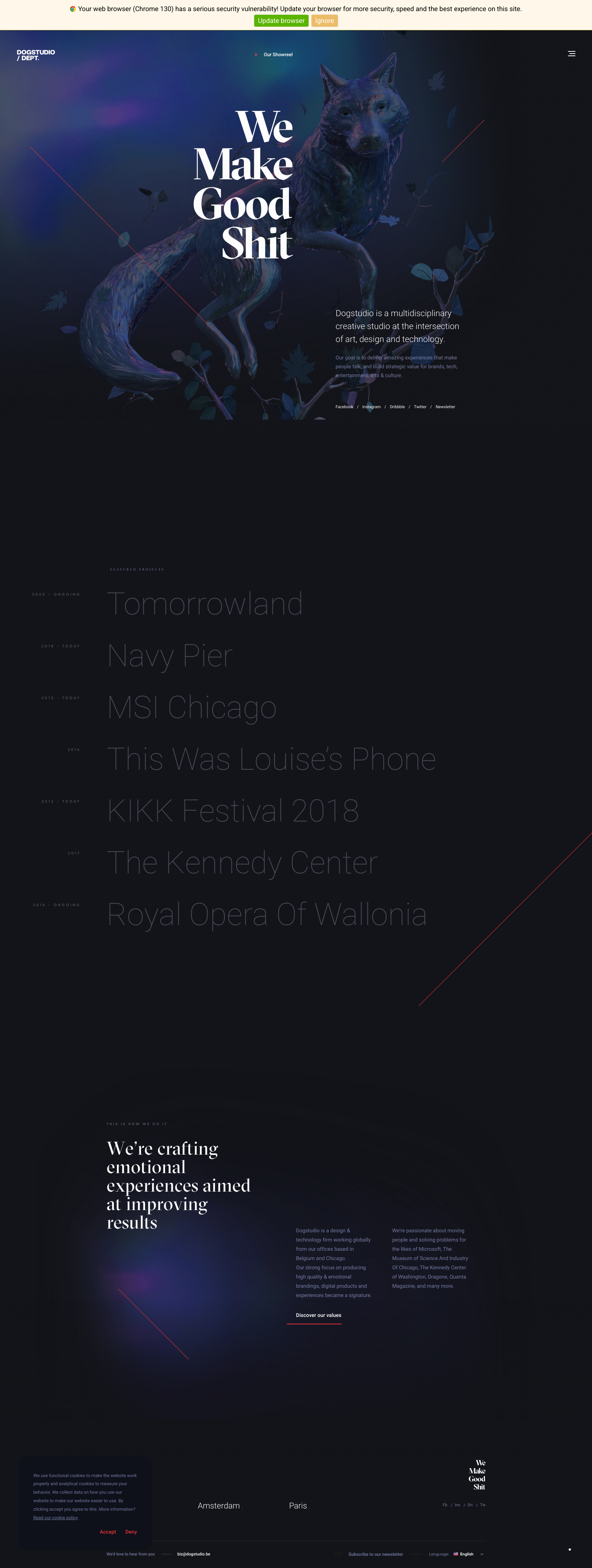 Dogstudio Landing Page Example