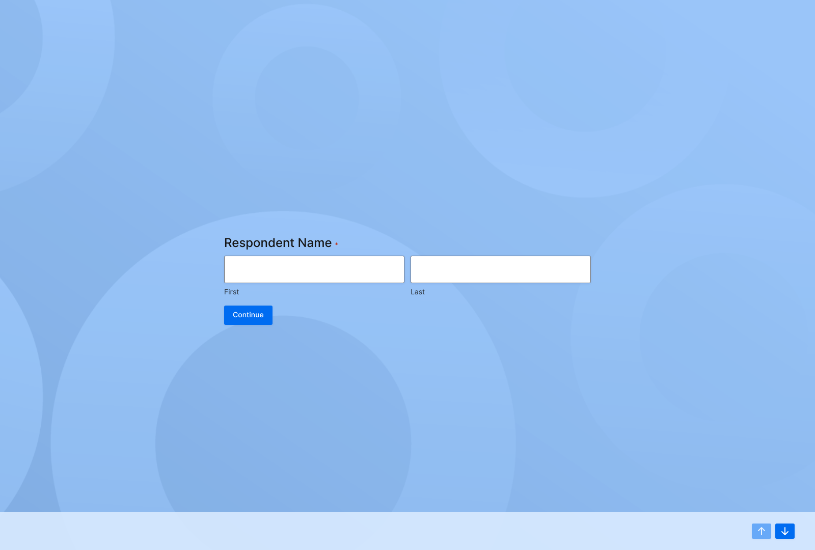 Facebook Survey Template showing fields for user engagement and preferences on a clean layout.