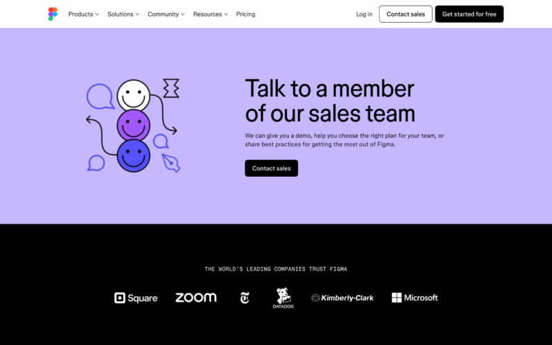 Figma Landing Page Example