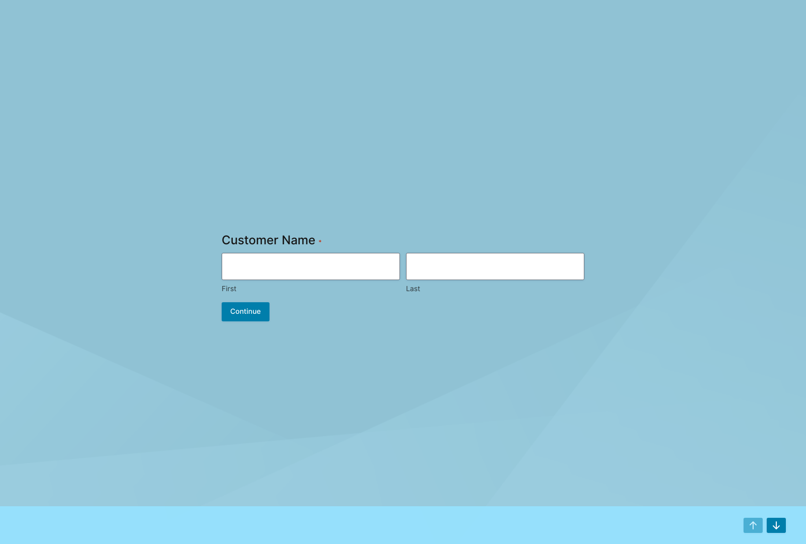 Follow-Up Survey Template showing fields for customer feedback and experience ratings.