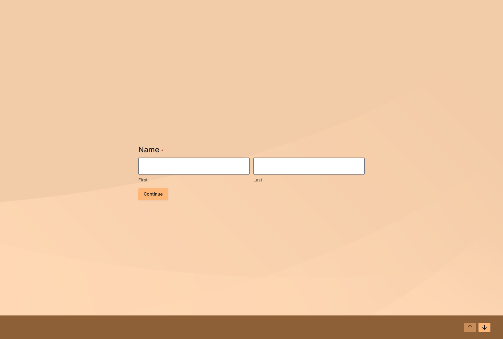 Go-Kart Recommendation Quiz Template with fields for user preferences and a submit button.
